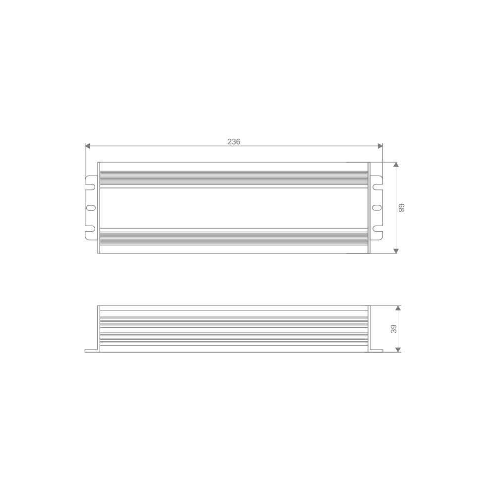Constant Voltage 12V DC 200W LED Driver IP67 - 23188