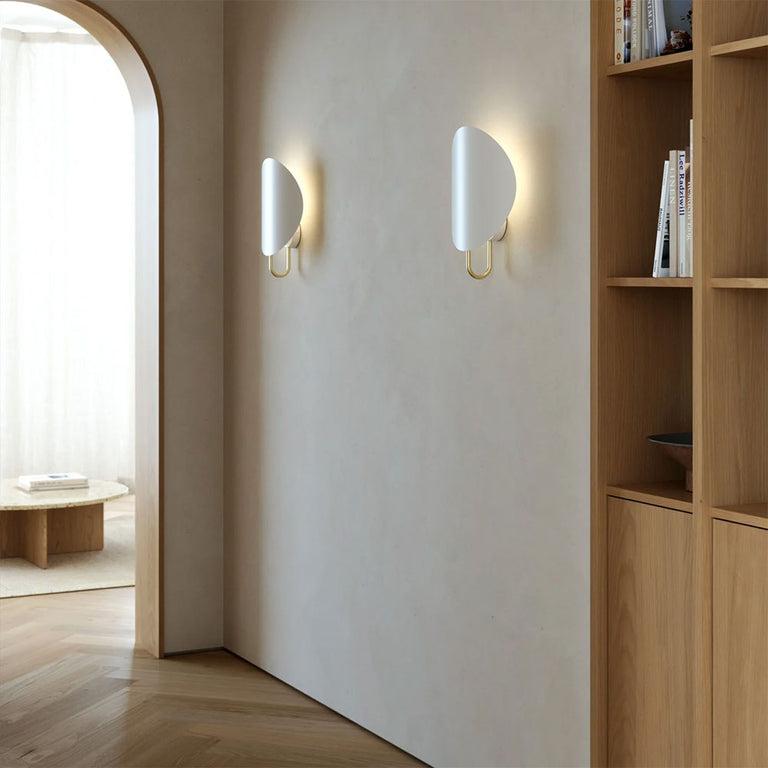 Spargo Wall Light White / Brass - 2320361001