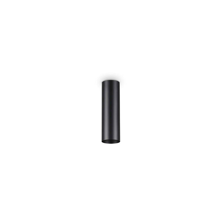 Look PL1 200mm Surface Mounted GU10 Downlight Black - 233062