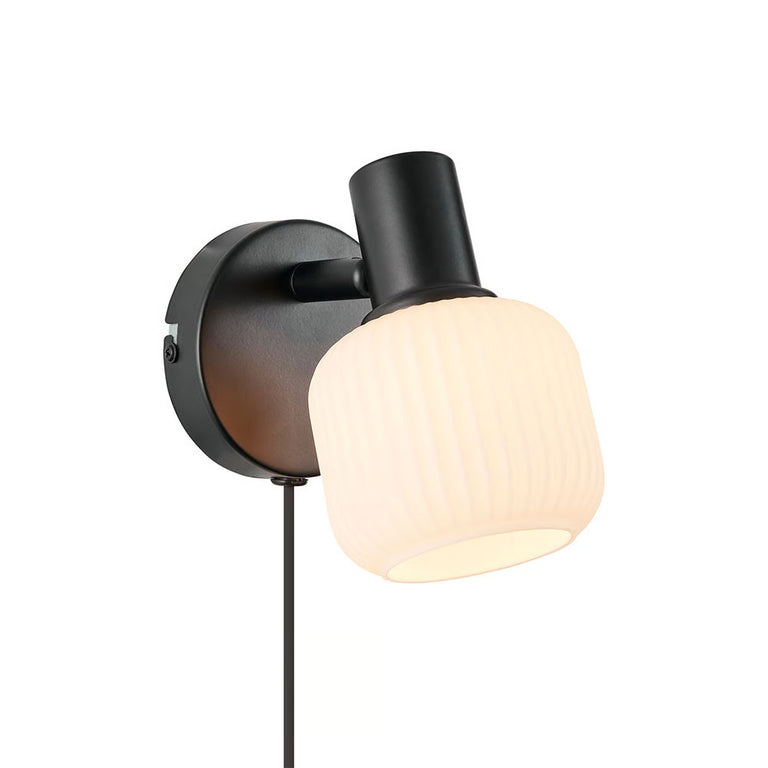 Milford Mini Wall Light Black - 2412631003