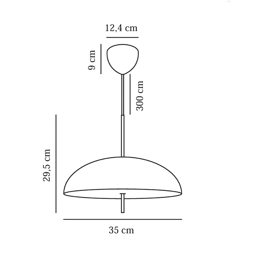 Versale 35 Pendant Brown - 2420013009