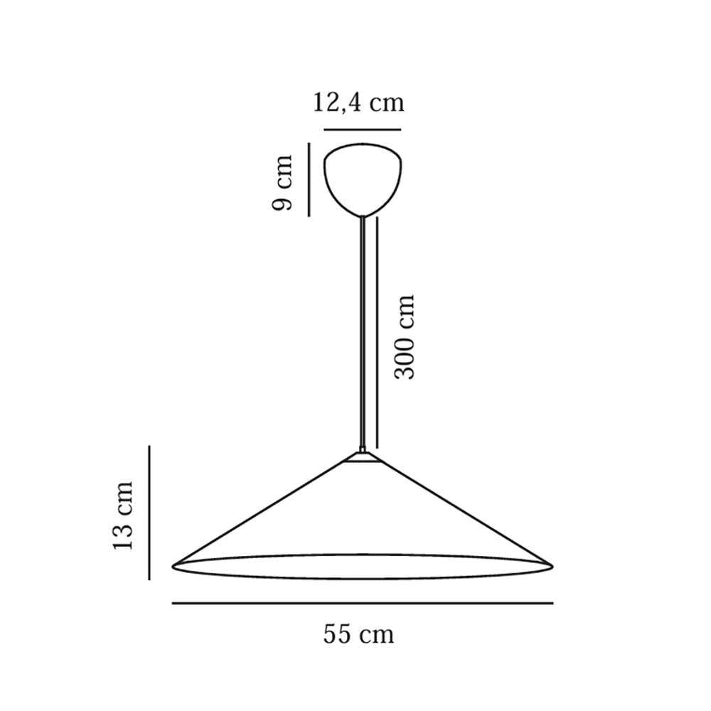 Hill 55 Pendant White - 2420073001