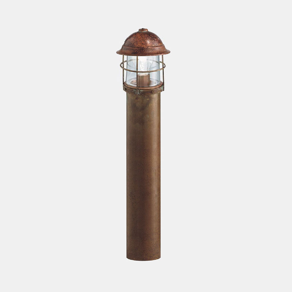 Garden 910mm Bollard With Clear Glass IP44 - 245.44.ORT