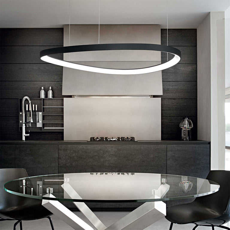 Gemini SP 60W LED 810mm Pendant Black / Warm White - 247281