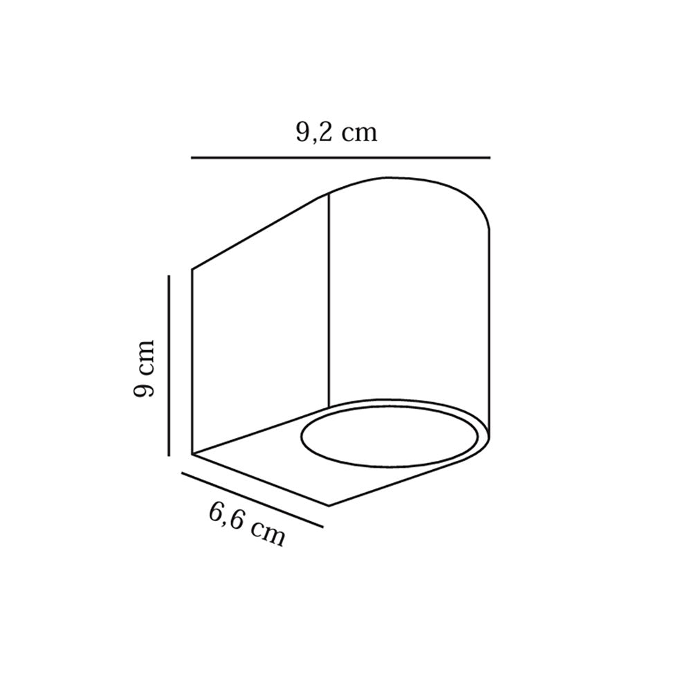 Dion Single Wall Light Rusty - 2518001009