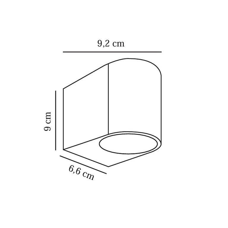 Dion Single Wall Light Rusty - 2518001009