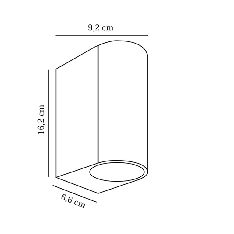 Dion Double Wall Light Rusty - 2518021009
