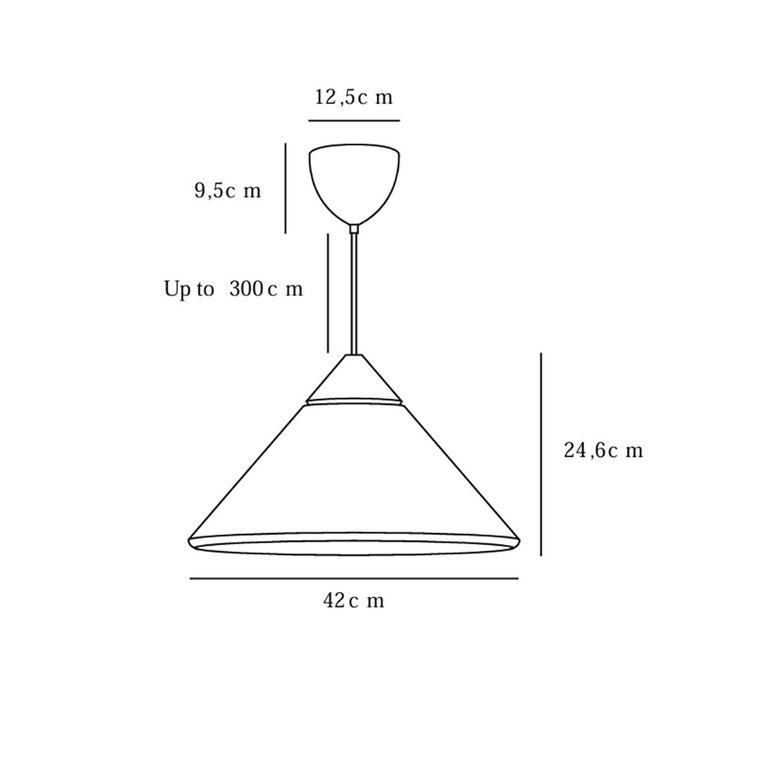 Kinto Pendant White - 2520083001
