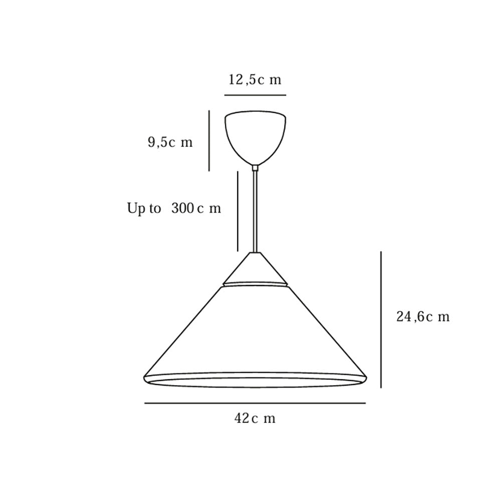 Kinto Pendant Black - 2520083003
