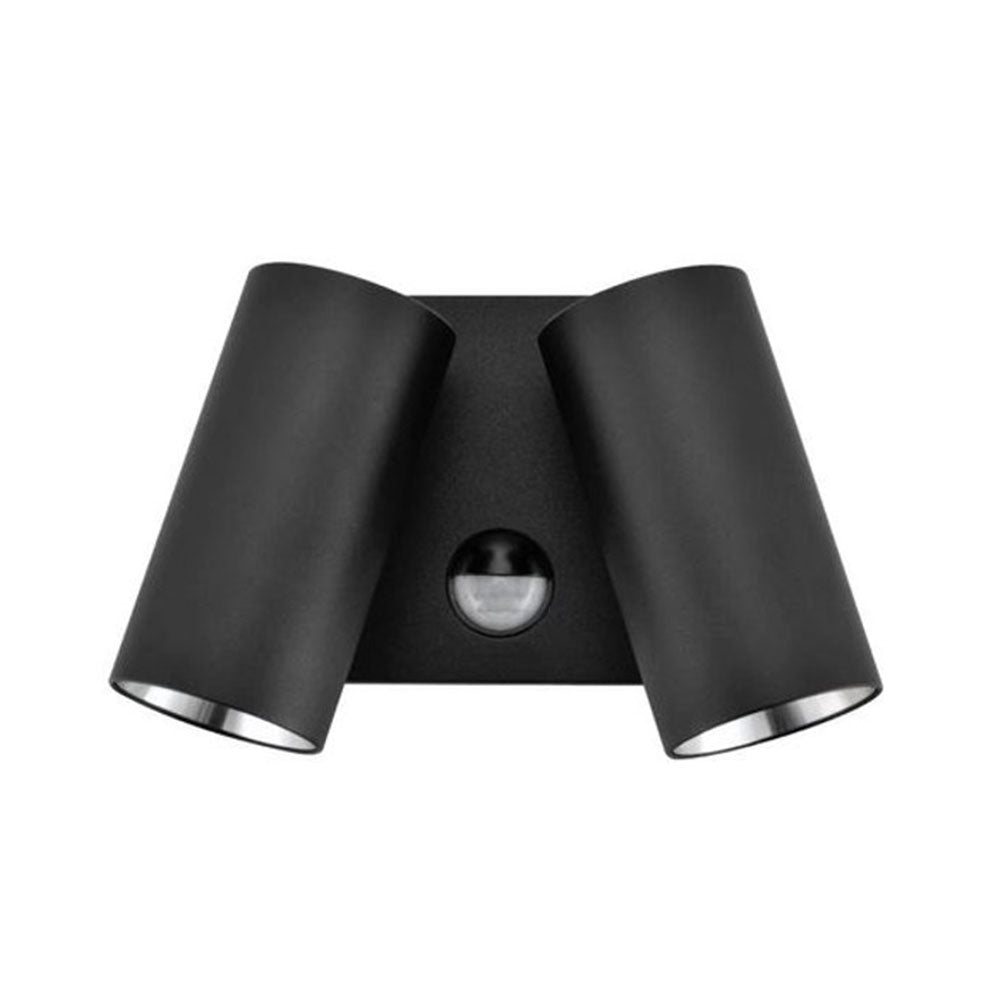 Natasha 25 16W Double Adjustable LED Spotlight with Sensor Black / Tri-Colour - 253BK
