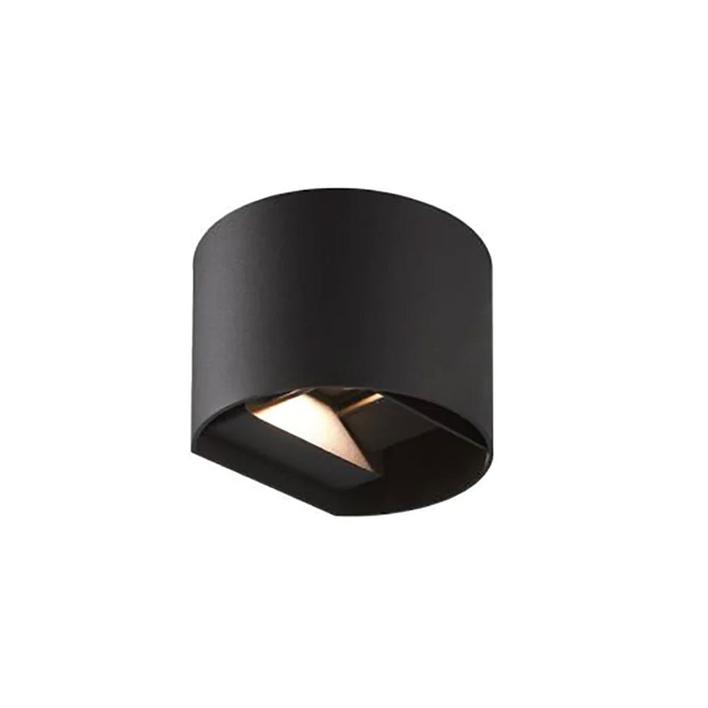 Eltanin 26 6W Up & Down Dimmable LED Wall Pillar Light Black / Tri-Colour - 258/BK/TC