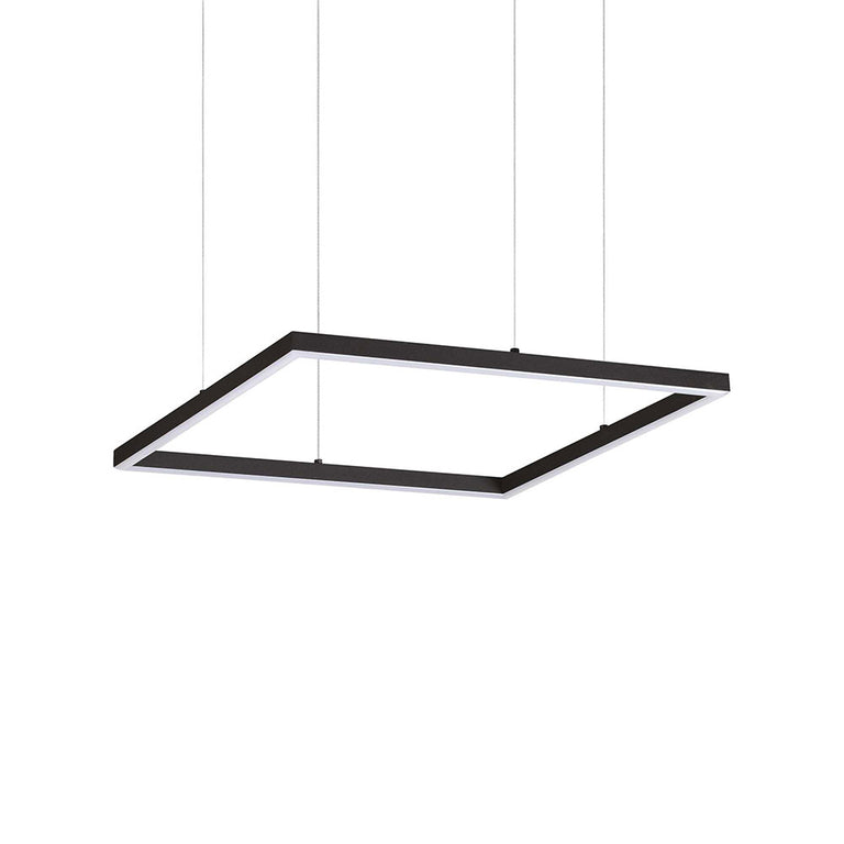 Oracle Slim SP 33W LED 500mm Square Pendant Black / Warm White - 259161