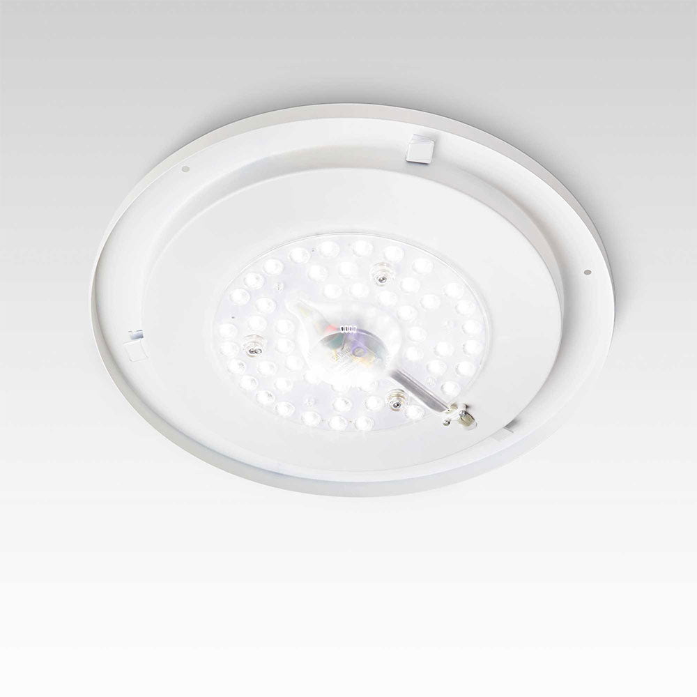 Level PL 22.5W LED 400mm Oyster White / Warm White - 261164