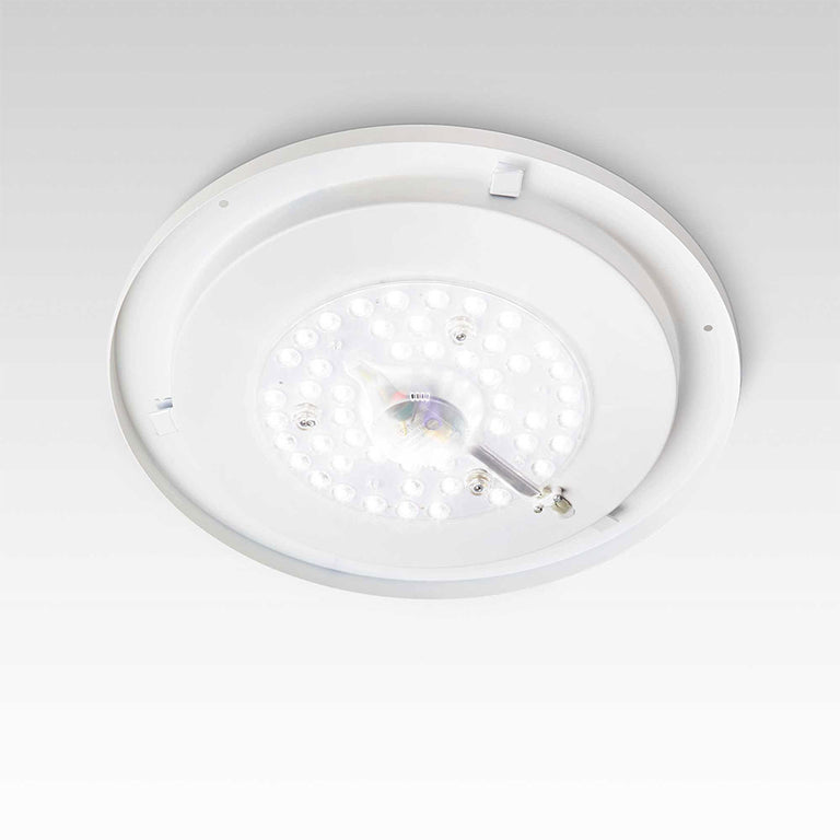 Level PL 22.5W LED 400mm Oyster White / Warm White - 261164