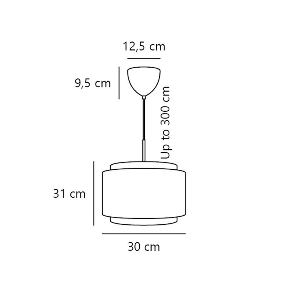 Takai 30 Pendant Beige - 2620003018