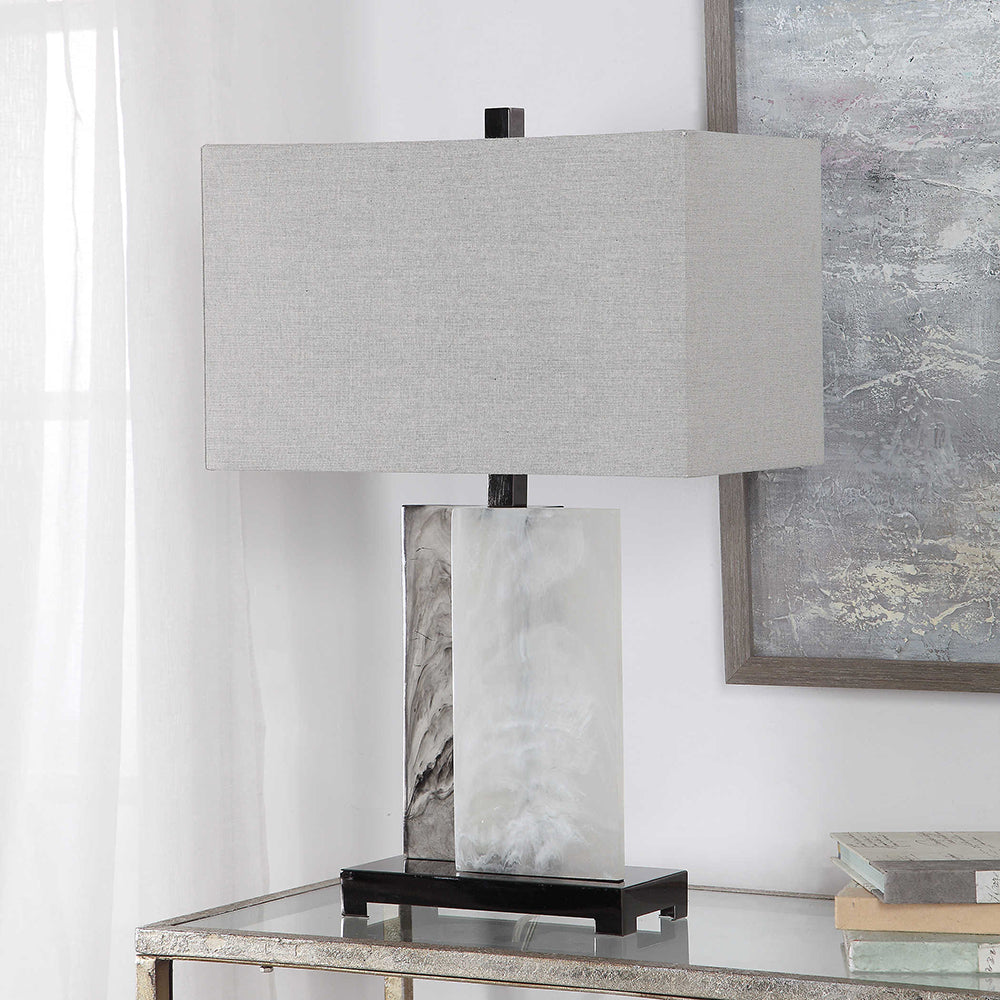 Vanda Table Lamp Black Nickel - 26215-1