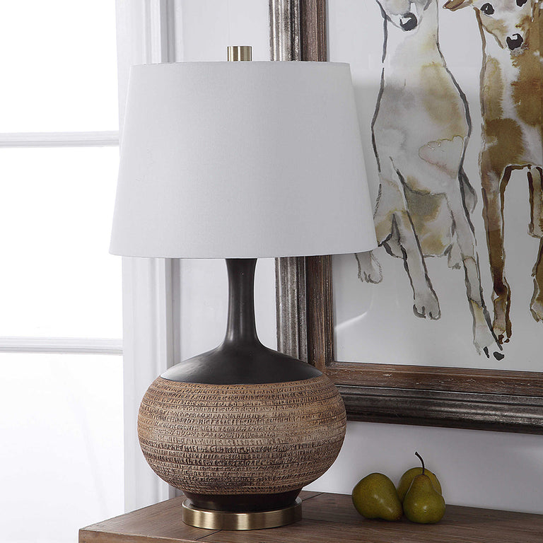 Kipling Table Lamp Rustic Black - 26220-1