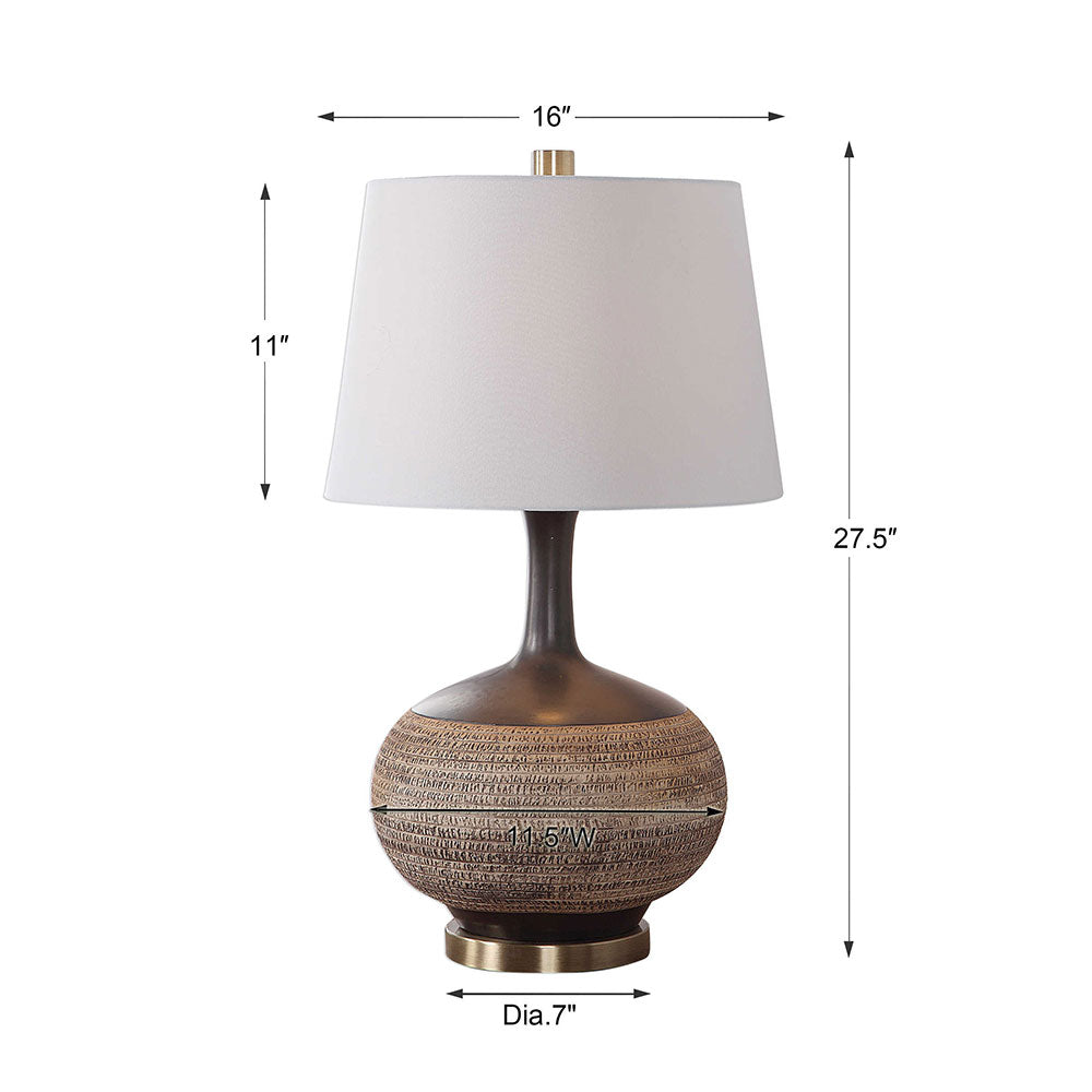 Kipling Table Lamp Rustic Black - 26220-1
