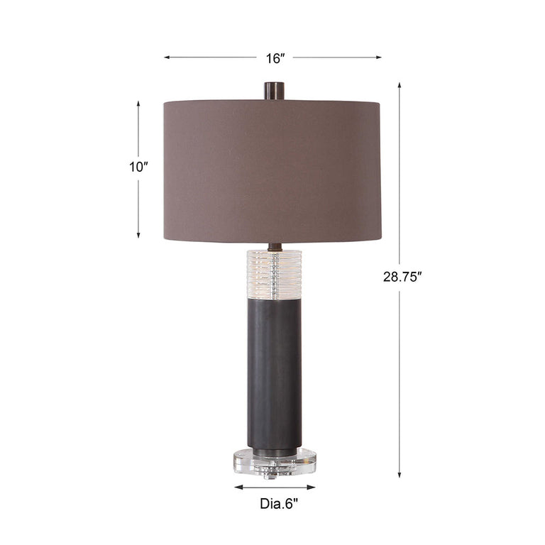 Ryne Table Lamp Oxidized Bronze - 26225-1