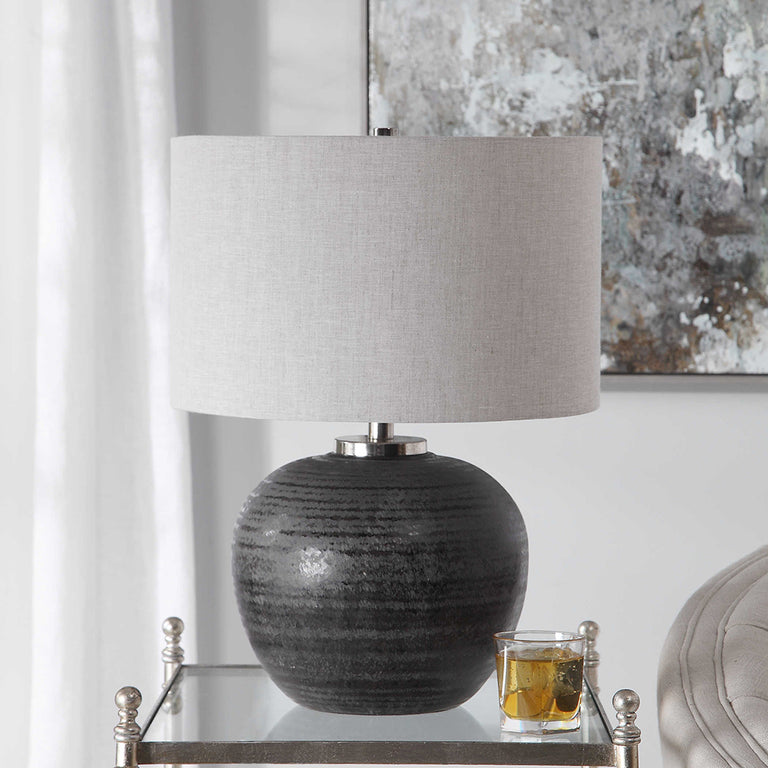 Mikkel Table Lamp Charcoal - 26349-1