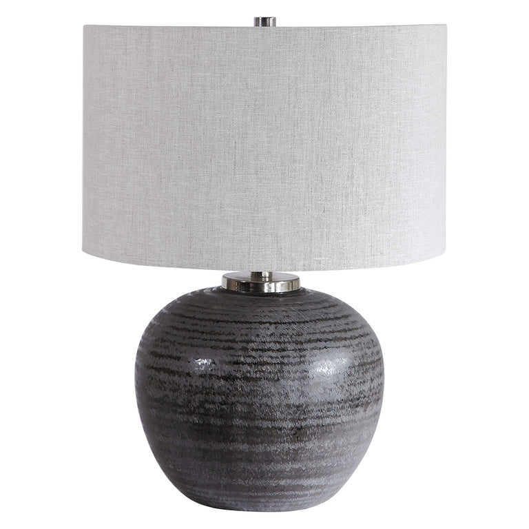 Mikkel Table Lamp Charcoal - 26349-1