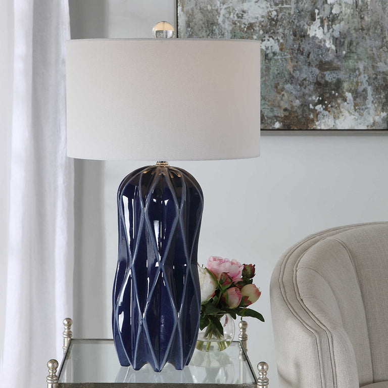 Malena Table Lamp Blue - 26358