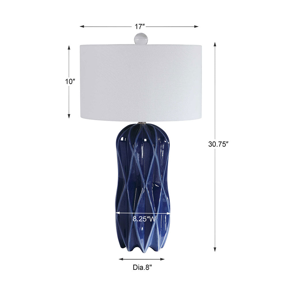 Malena Table Lamp Blue - 26358