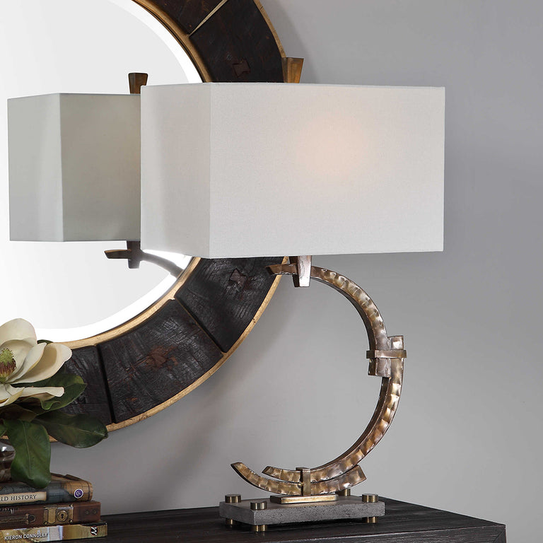 Atria Table Lamp Hammered Bronze - 26359-1