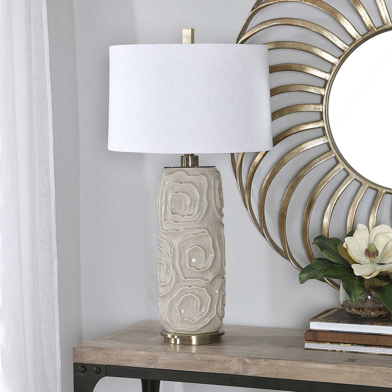 Zade Table Lamp Warm Grey - 26379-1