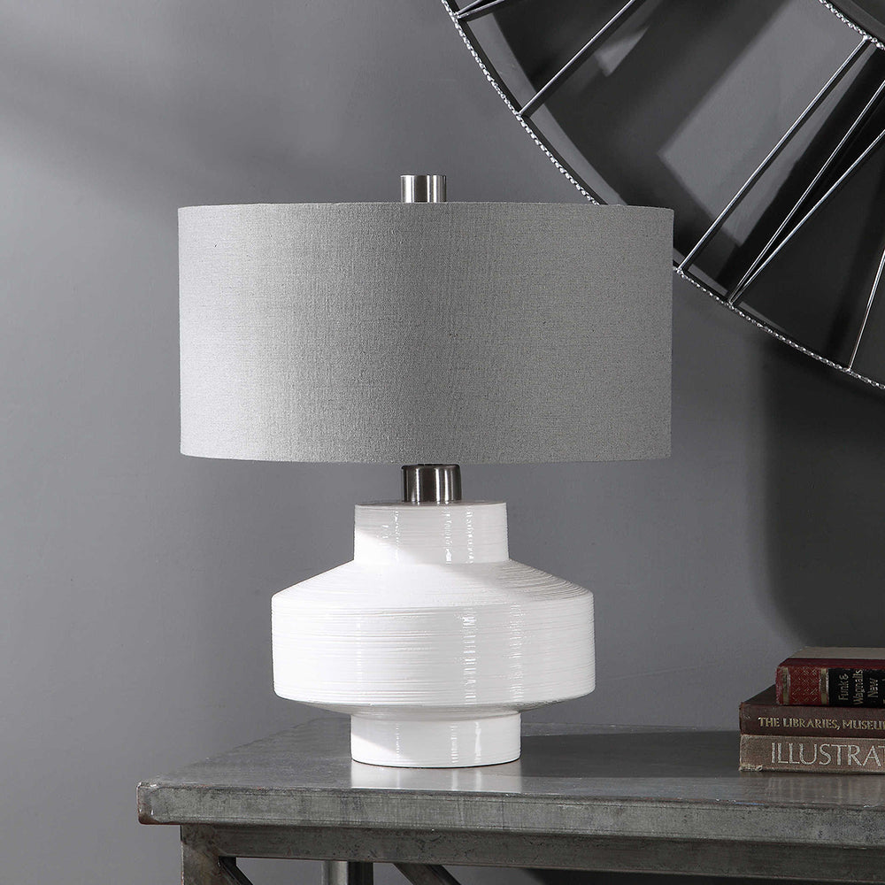 Crosby Table Lamp White - 26382-1