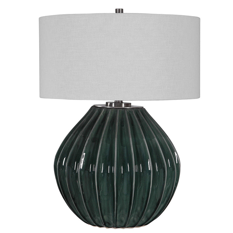 Rhonwen Table Lamp Green - 26385-1