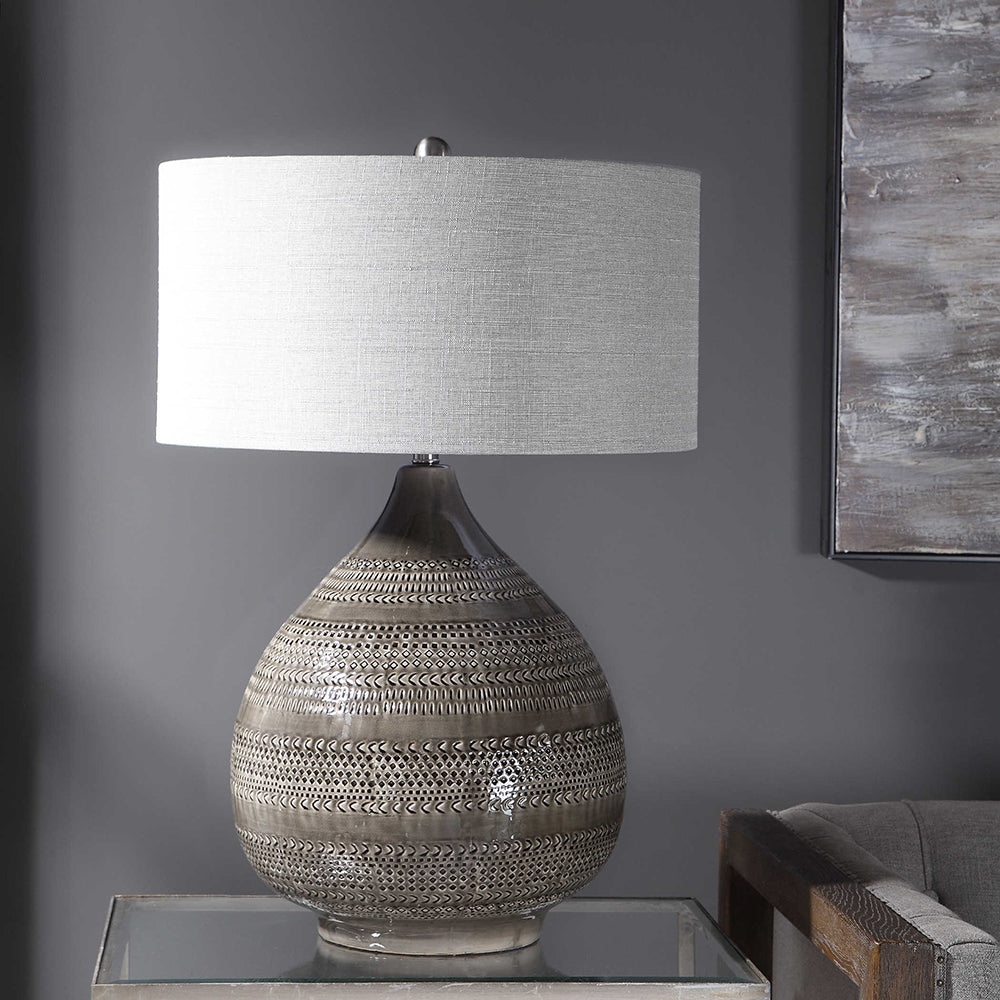 Botova Grand Table Lamp Taupe Grey - 26387-1