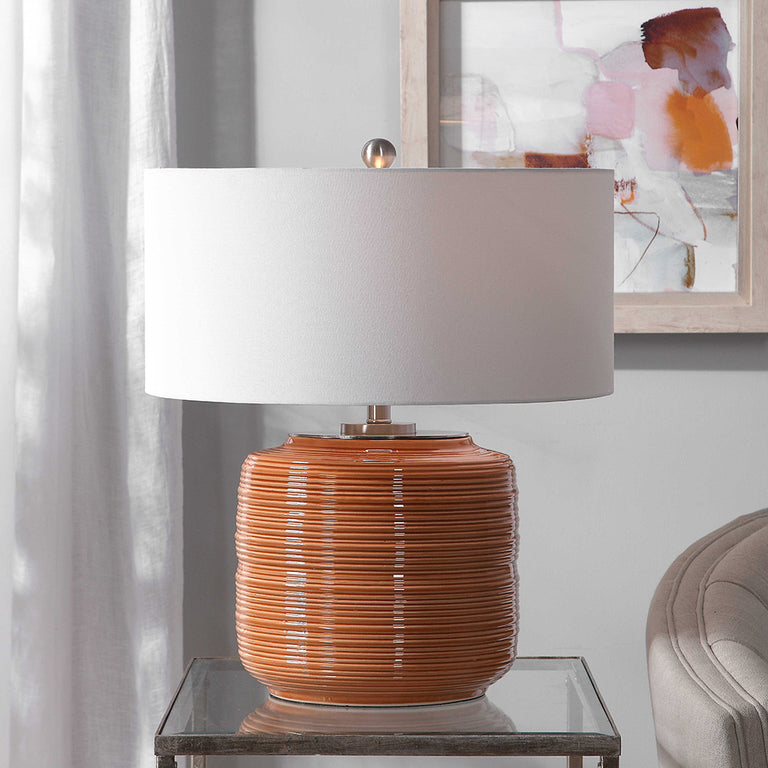 Solene Table Lamp Orange - 26388-1
