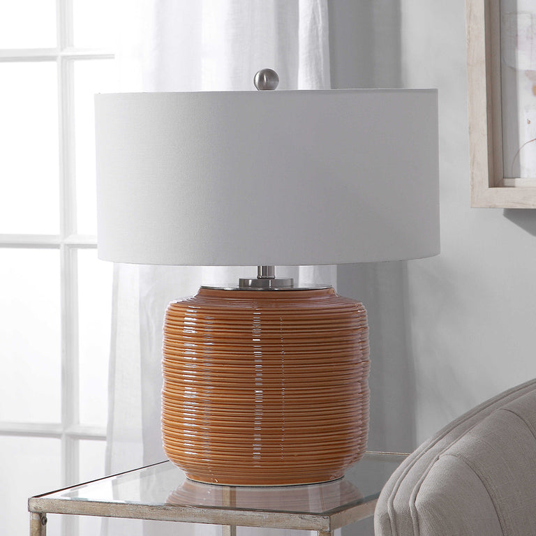 Solene Table Lamp Orange - 26388-1