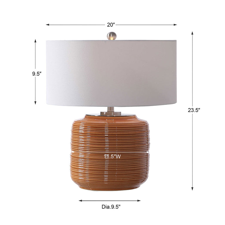 Solene Table Lamp Orange - 26388-1