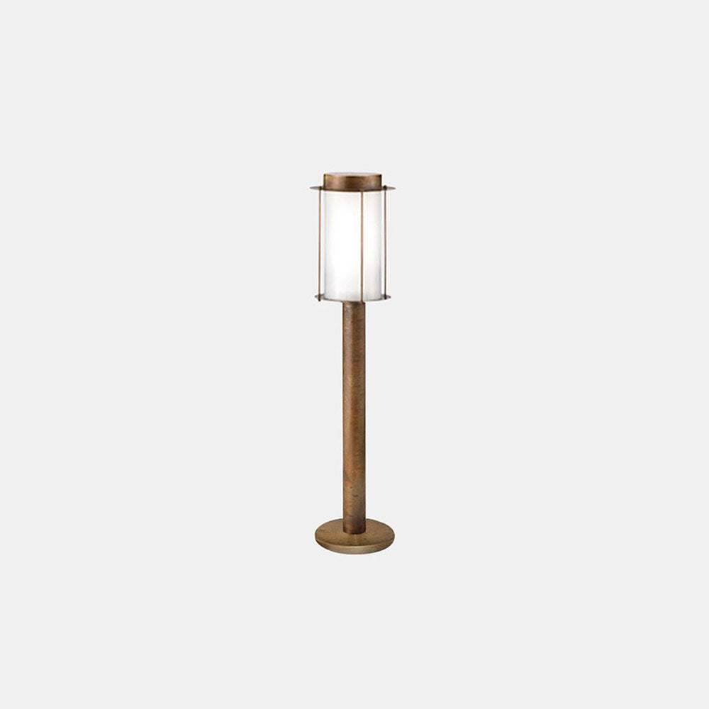 Loggia Bollard Light Small With White Glass IP44 - 264.10.OOB