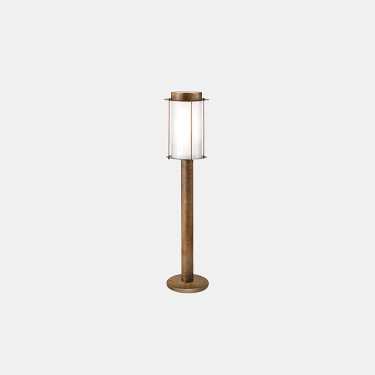 Loggia Bollard Light Small With White Glass IP44 - 264.10.OOB