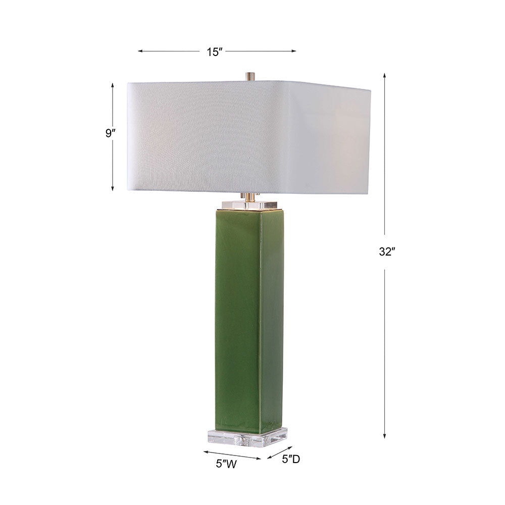 Aneeza Table Lamp Green - 26410-1