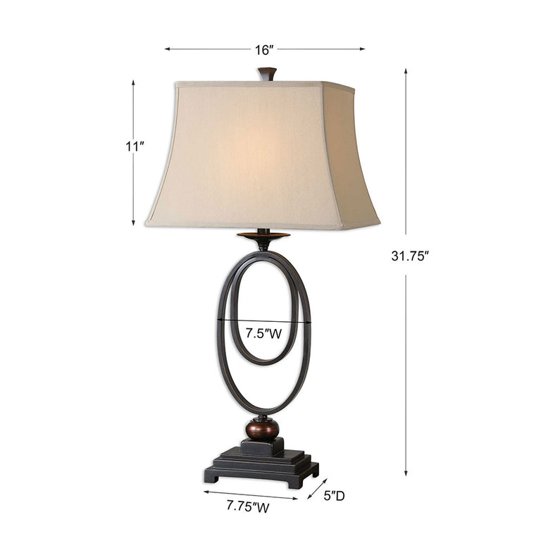 Orienta Table Lamp Oil Rubbed Bronze - 26552-2