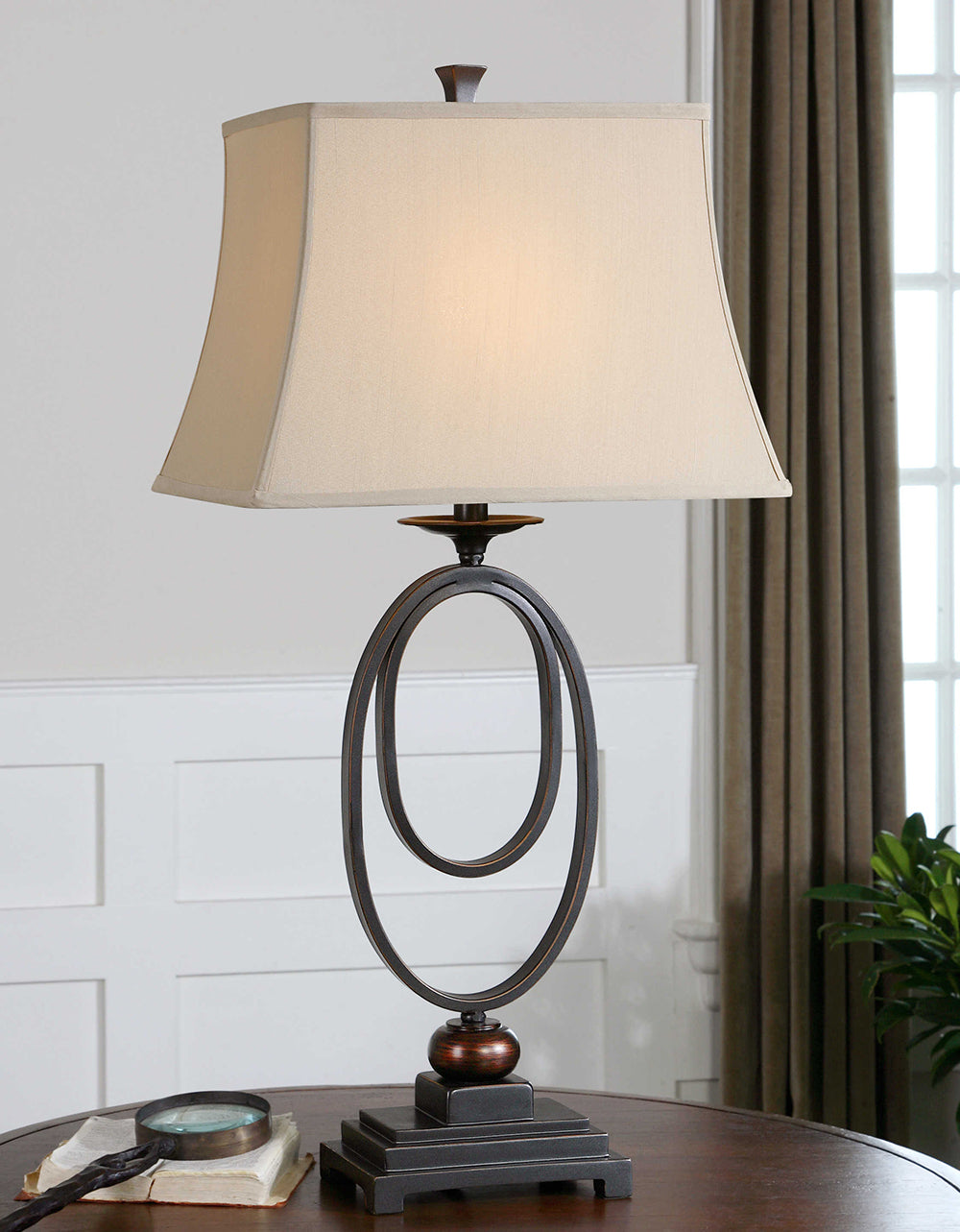 Orienta Table Lamp Oil Rubbed Bronze - 26552-2