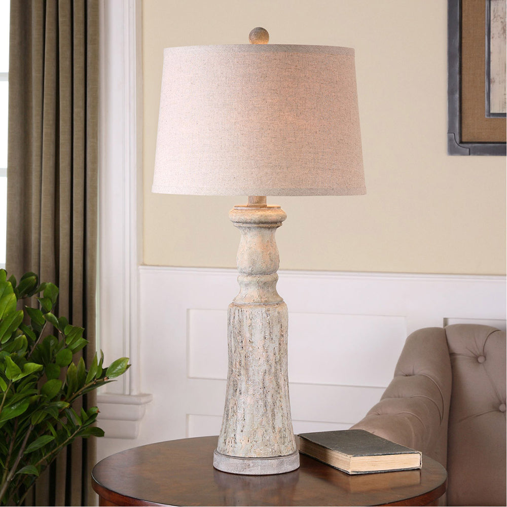 Cloverly Table Lamp Antique Ivory - 26678-2