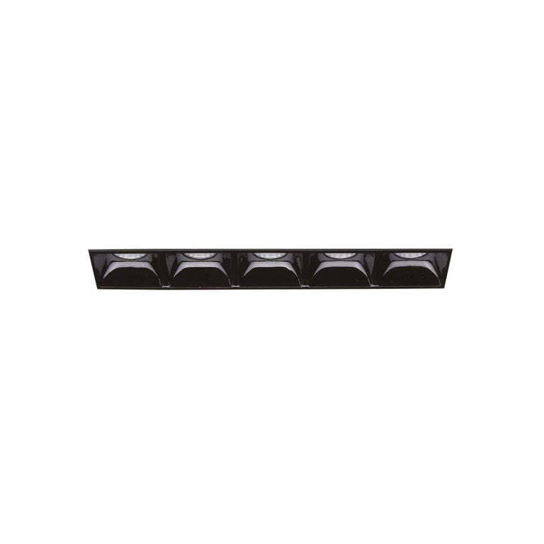 Lika Fi Trimless Recessed 12W LED 5 Light Downlight Black / Cool White - 267906