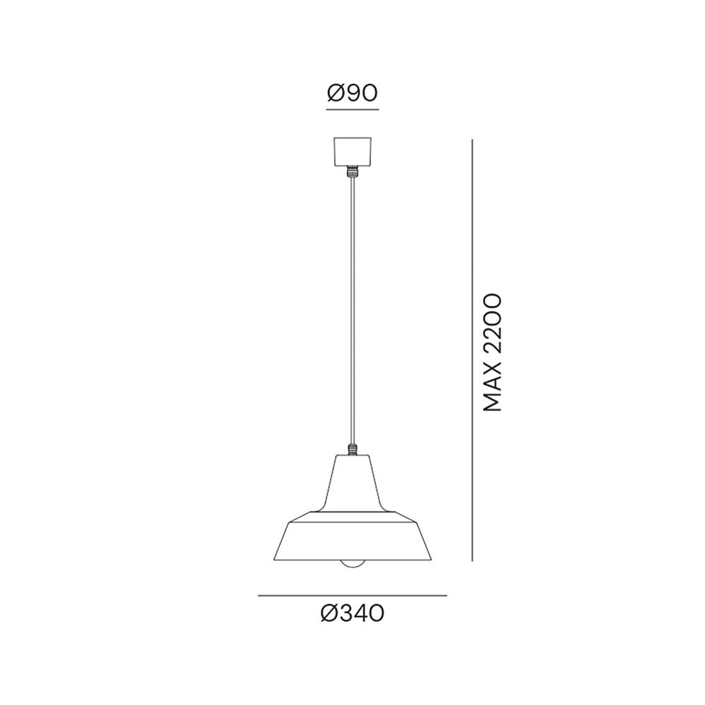 Officina Large Mid Pendant - 268.10.FF