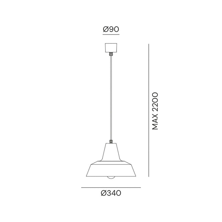 Officina Large Mid Pendant - 268.10.FF