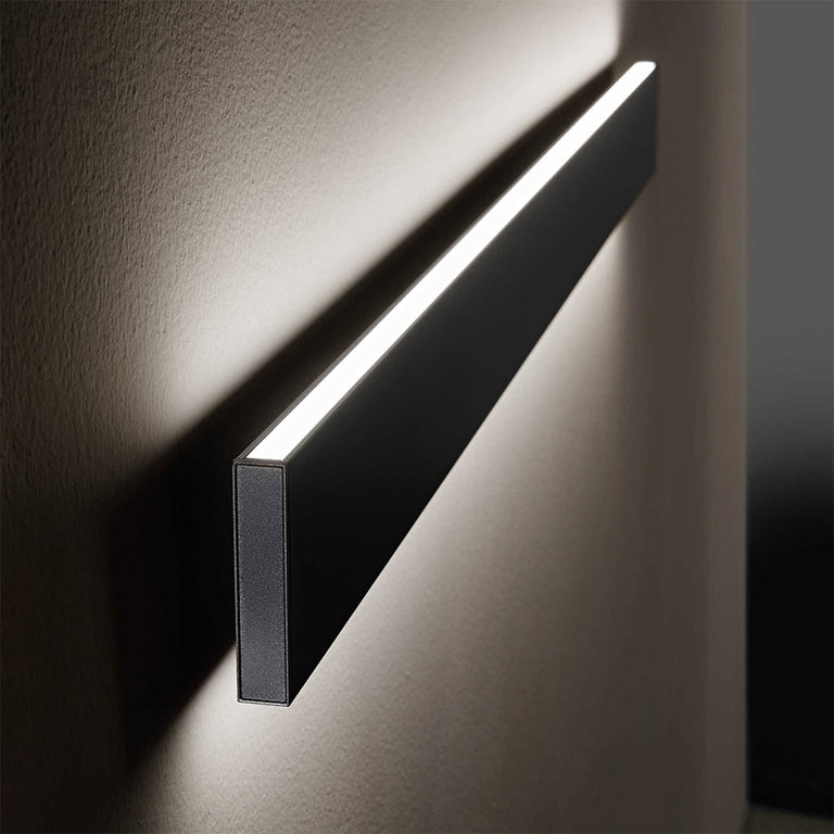 Linus Ap 32W 1200mm Up/Down Dimmable Wall Light Black / Cool White - 268071