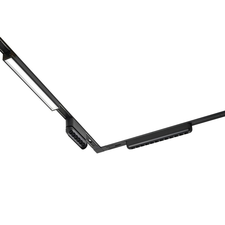 Magnetic 12W LED Slim Linear Flood Light SQ Black / Warm White