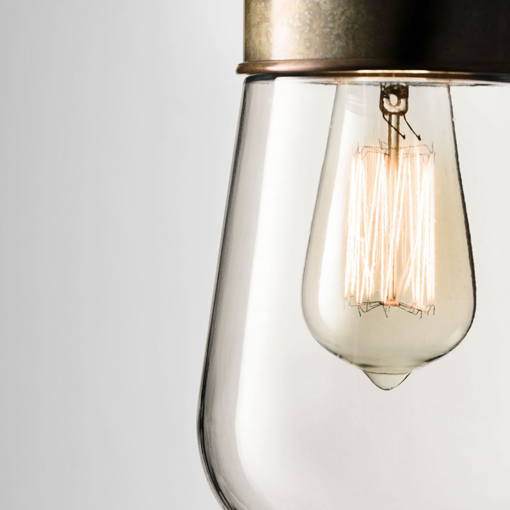 Drop Shape 1 Dual Cable Pendant Light IP55 - 270.02.ORT