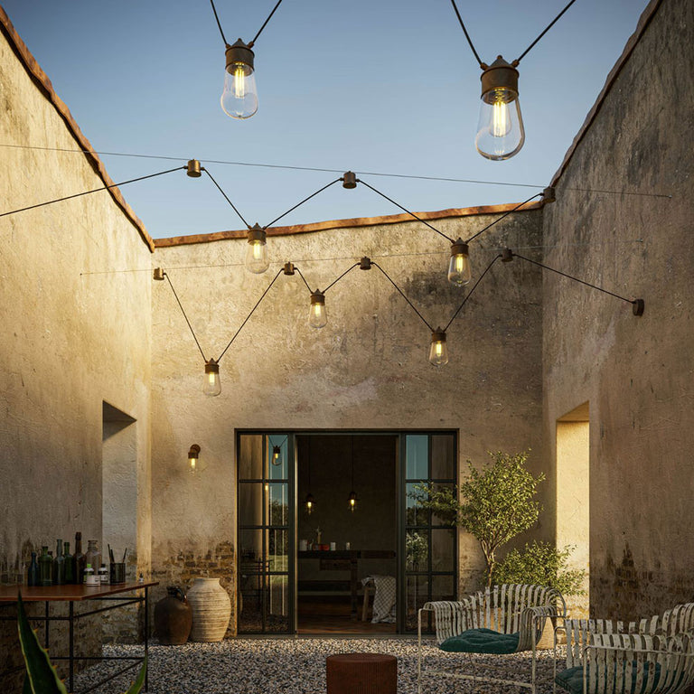 Drop Shape 1 Dual Cable Pendant Light IP55 - 270.02.ORT