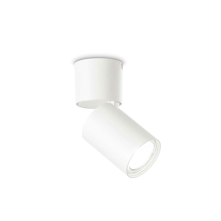 Toby PL1 Surface Mounted GU10 Adjustable Spotlight White - 271538