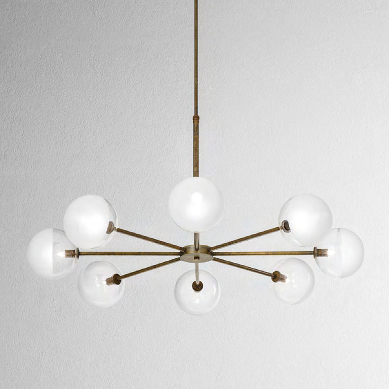 Molecola 8 Light Pendant Antique Brass - 275.08.OOT